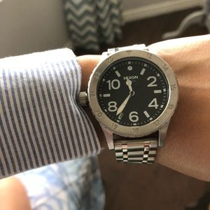 Nixon stainless steel watch